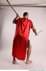 MARCUS STANDING POSE WITH SWORD AND SPEAR
